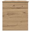 vidaXL Storage Box with Storage Artisan oak 23.62 x 16.54 x 18.11 in