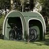 vidaXL Bike Storage Tent with Roof Green 218 x 156 x 180 cm