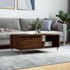 vidaXL Coffee Table Brown Oak Engineered wood, Metal Medium Coffee Table