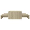 vidaXL Nesting Coffee Table Set Sonoma oak Engineered wood