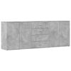 vidaXL Sideboard Concrete grey Engineered wood Medium Sideboard