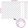 vidaXL Chain Link Fence Silver 984.3" x 15.7" Galvanized steel