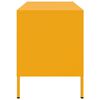 vidaXL TV Cabinet Set of 2 Mustard Yellow Steel 26.8x15.4x19.9 in