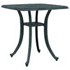 vidaXL Garden Table Green Cast Aluminum Medium Durable Garden Table
