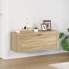 vidaXL Wall Shoe Cabinet Sonoma Oak Engineered Wood Compact