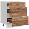 vidaXL Kitchen Base Cabinet Old Wood Engineered Wood Standard