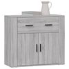 vidaXL Sideboard Grey Sonoma Engineered wood Medium Sideboard