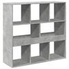 vidaXL Room Divider Concrete grey Engineered wood Compact Room Divider