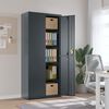 vidaXL File Cabinet Anthracite Powder-coated steel Extra Tall