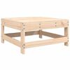 vidaXL Garden Lounge Set Natural wood Solid pine wood and plywood Medium