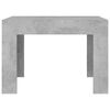 vidaXL Coffee Table Concrete Gray Engineered Wood Durable