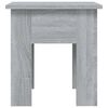 vidaXL Coffee Table Grey Sonoma Engineered wood