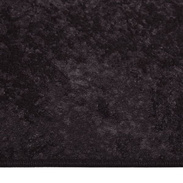 vidaXL Rug Anthracite Velvet, PVC backing Large Rug Rectangular