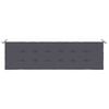 vidaXL Garden Bench Cushion Anthracite Oxford fabric (100% polyester)