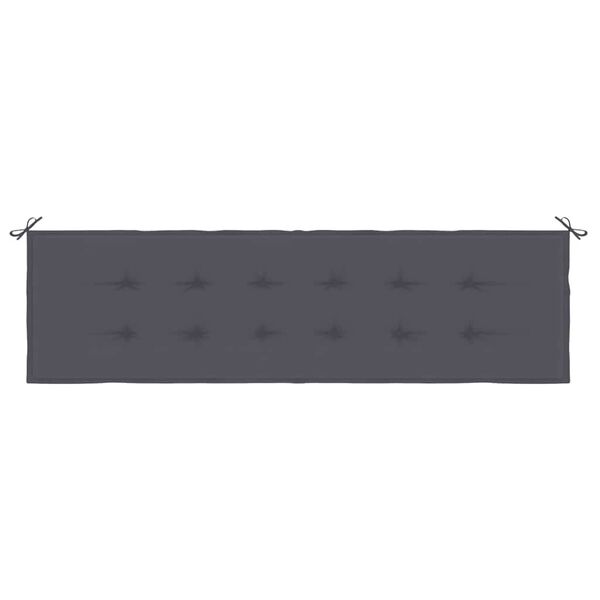 vidaXL Garden Bench Cushion Anthracite Oxford fabric (100% polyester)