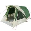 vidaXL Camping Tent Cabin 4-Person Green Waterproof