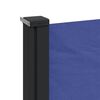 vidaXL Retractable Side Awning Blue Steel 78.7 x 196.9 in Retractable