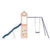 vidaXL Outdoor Playset Brown Solid Douglas Fir wood Large Seats Many