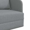 vidaXL Sofa Bed Light Grey 25.59 x 31.50 x 32.68 in Fabric