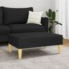 vidaXL Footstool Black