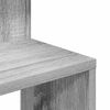 vidaXL Wall Corner Shelf Grey sonoma Engineered wood Medium