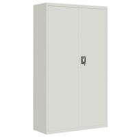 vidaXL File Cabinet Light Gray 41.3"x15.7"x70.9" Steel