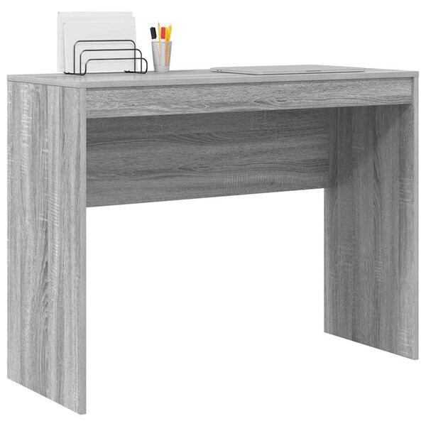 vidaXL Desk Other Grey sonoma 100 x 40 x 76 cm Engineered wood