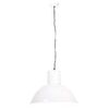 vidaXL Hanging Lamp White Iron with white coating finish