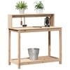 vidaXL Potting Table Natural Pine Solid pine wood Large Potting Table