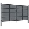 vidaXL Patio Gate Anthracite 157.5x68.9" Steel
