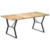 vidaXL Dining Table 70.8"x35.4"x29.9" Solid Mango Wood