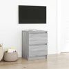 vidaXL TV Cabinet Grey Sonoma Engineered Wood 15.7 x 13.8 x 21.3 in