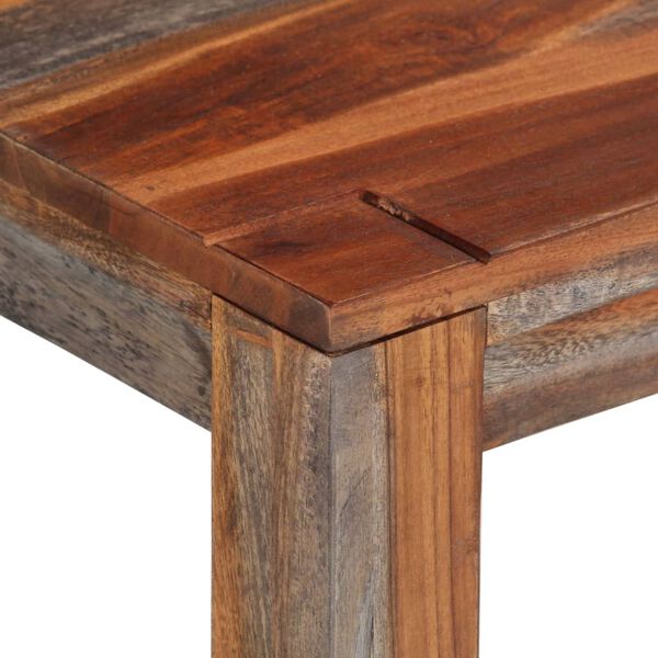 vidaXL Bench Brown and Grey Solid Acacia wood Large Durable Bench