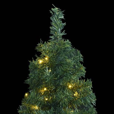 vidaXL Slim Christmas Tree 300 LEDs 118.1"