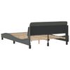 vidaXL Bed Frame Dark Gray