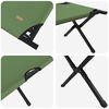vidaXL Folding Camping Bed Folding Green 75.98 x 27.17 x 17.72 in
