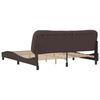 vidaXL Bed Frame Dark Brown