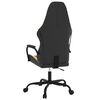 vidaXL Gaming Chair Black and Gold Faux leather, metal, plywood Adjustable