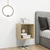 vidaXL Wall Cabinet Sonoma Oak 14.6"x14.6"x14.6" Engineered Wood