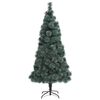 vidaXL Artificial Christmas Tree Green PET, Steel Small