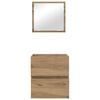 vidaXL Bathroom Cabinet Artisan Oak 16.14 x 15.16 x 17.72 in