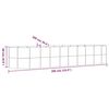 vidaXL Garden Raised Bed Grey Powder-coated steel Large