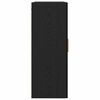 vidaXL Wall Cabinet Black Oak 27.36 x 13.39 x 35.43 in Engineered Wood
