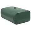 vidaXL Water Tank Green PVC Large Foldable Water Tank Rectangular