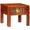 vidaXL Bedside Cabinet Set of 2 Honey brown Solid acacia wood Medium