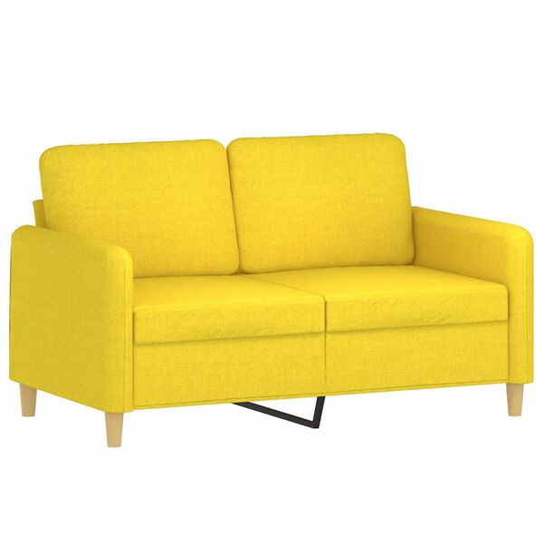 vidaXL Sofa Set Light Yellow