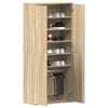 vidaXL Shoe Cabinet Sonoma Oak 80 x 39 x 178 cm Engineered Wood