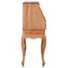 vidaXL Secretary Desk Natural Solid mahogany wood Compact Secretary Desk