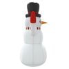 vidaXL Inflatable Snowman Multicolor Oxford Fabric with PU Coating Medium