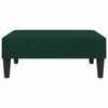 vidaXL Sofa Set Dark Green Velvet (100% polyester), wood, plastic Compact